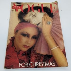British Vogue Magazine December 1975 For Christmas